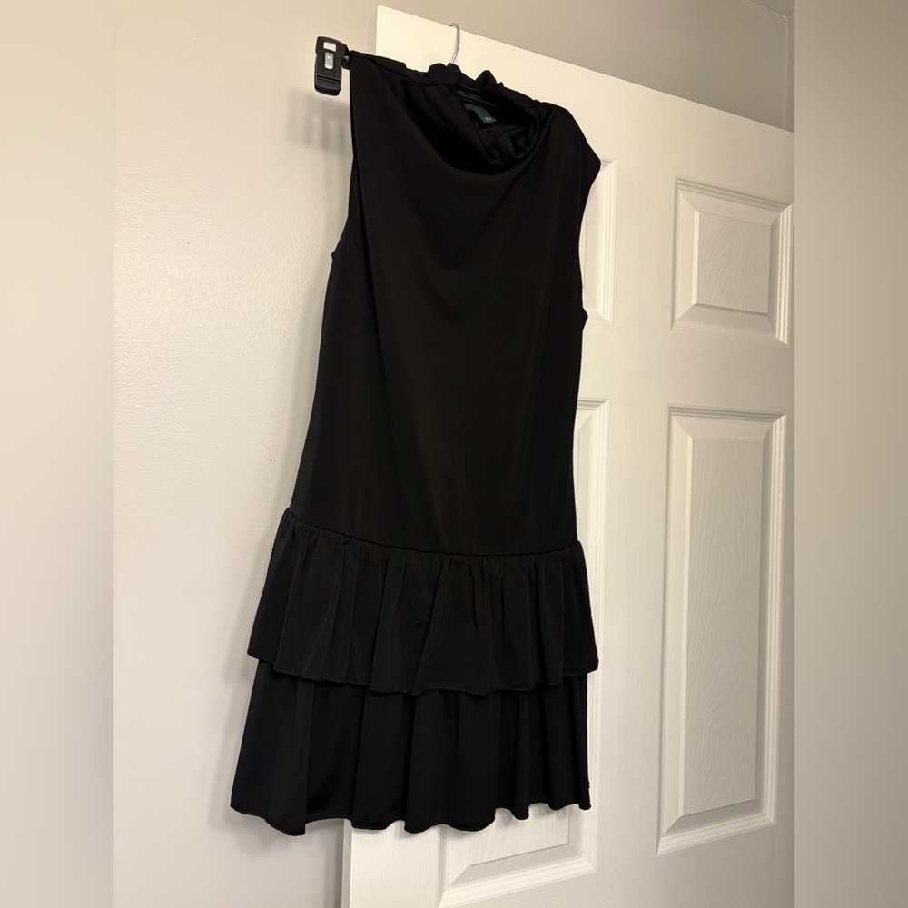 Wild Fable Black Sleeveless Midi Dress